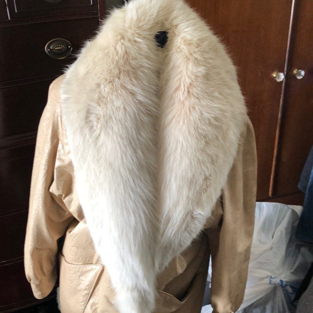 L Percy For Marvin Richards Fur And Leather Jacket
